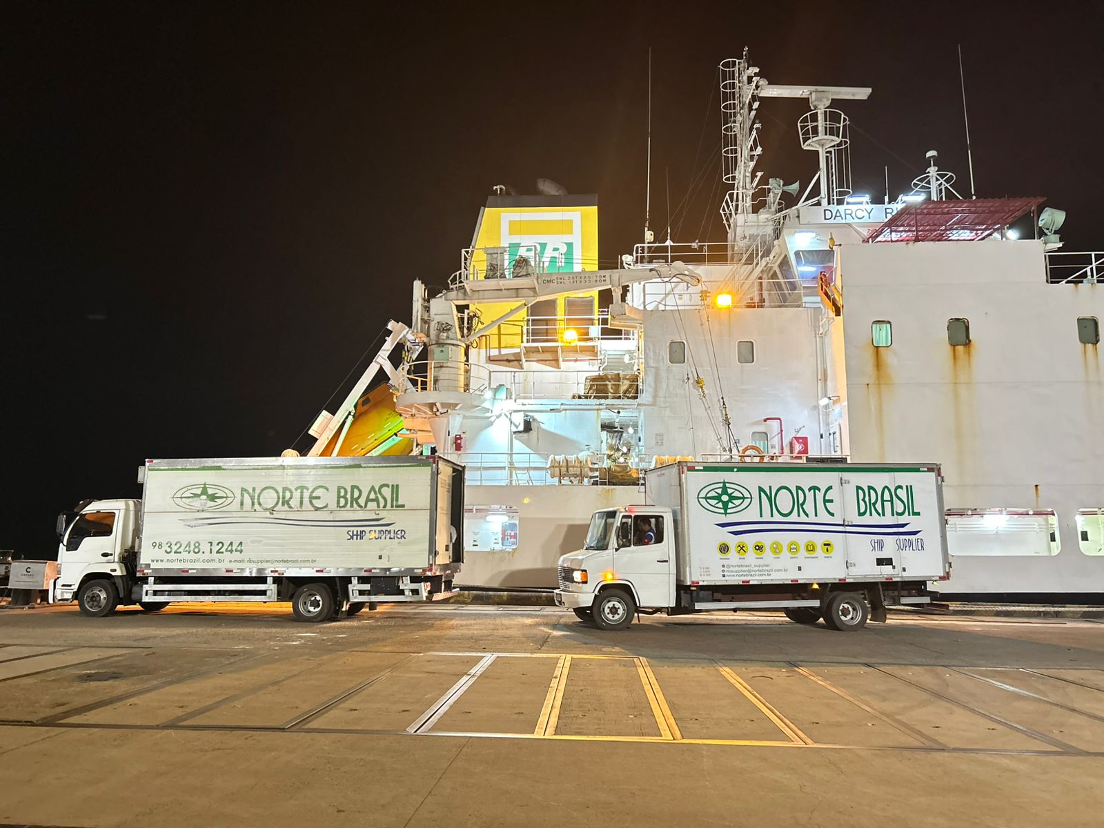 NAVIO: DARCY RIBEIRO  BERÇO 104 PORTO ITAQUI